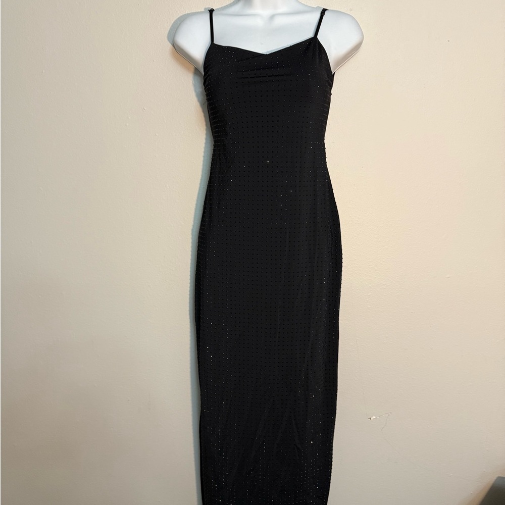 Zara Strapless Black Dress Size Small EUC